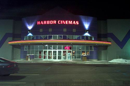 AMC Classic Ludington 8 (Harbor Cinemas) - 2005 Night Shot From John Mcdowell (newer photo)